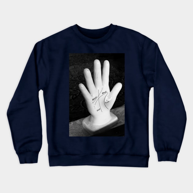 Palmistry Crewneck Sweatshirt by thadz